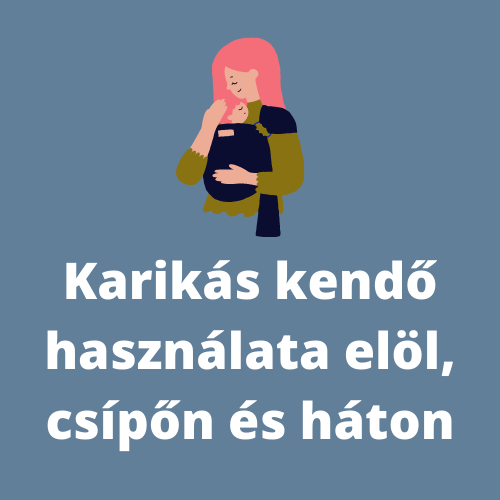 Karikás kendő használata