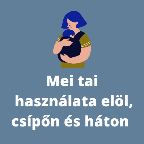Mei tai használata elöl, csípőn, háton